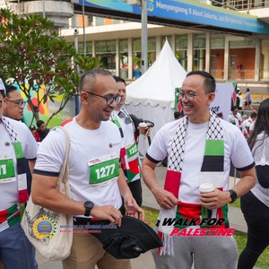 Race photo from WALK FOR PALESTINE