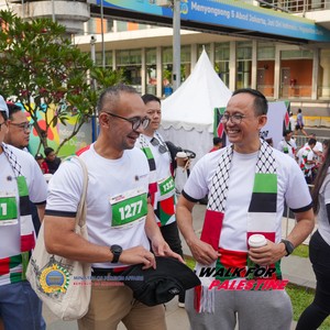 Race photo from WALK FOR PALESTINE