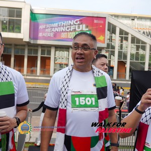 Race photo from WALK FOR PALESTINE