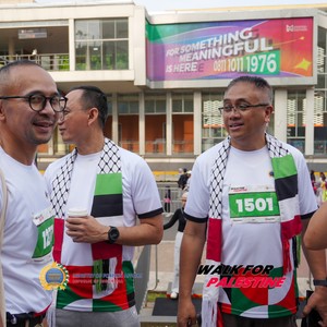 Race photo from WALK FOR PALESTINE