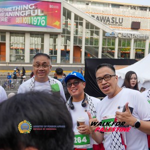 Race photo from WALK FOR PALESTINE