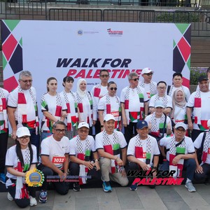 Race photo from WALK FOR PALESTINE