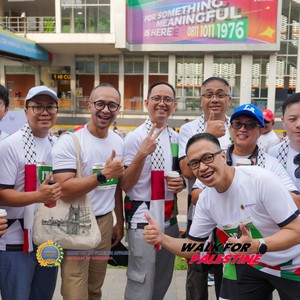 Race photo from WALK FOR PALESTINE