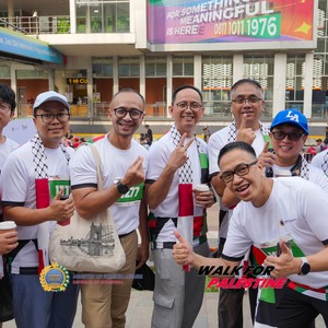 Race photo from WALK FOR PALESTINE