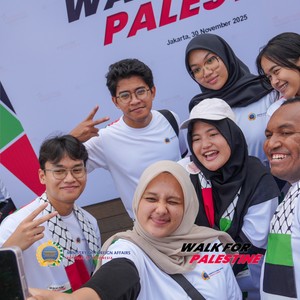 Race photo from WALK FOR PALESTINE