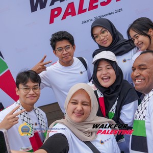 Race photo from WALK FOR PALESTINE