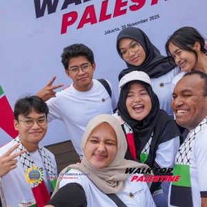 Race photo from WALK FOR PALESTINE