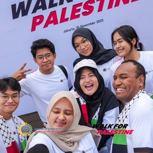 Race photo from WALK FOR PALESTINE