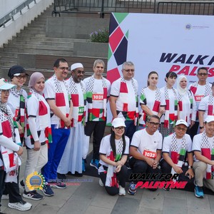 Race photo from WALK FOR PALESTINE