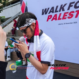 Race photo from WALK FOR PALESTINE