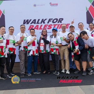 Race photo from WALK FOR PALESTINE