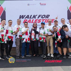 Race photo from WALK FOR PALESTINE