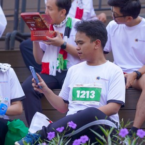 Race photo from WALK FOR PALESTINE