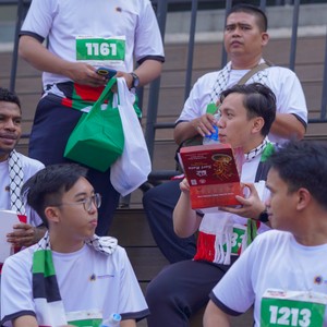 Race photo from WALK FOR PALESTINE