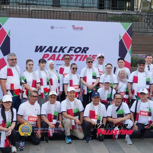 Race photo from WALK FOR PALESTINE