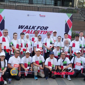 Race photo from WALK FOR PALESTINE