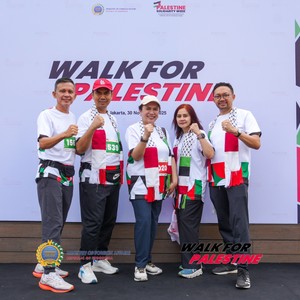 Race photo from WALK FOR PALESTINE