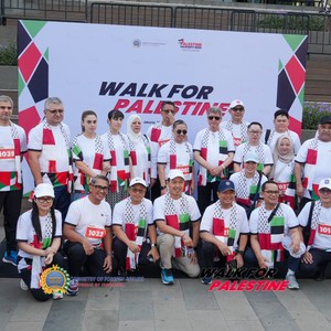 Race photo from WALK FOR PALESTINE