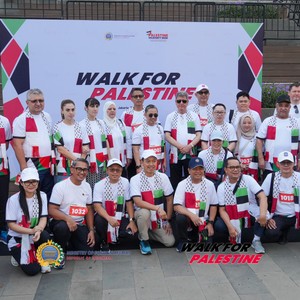 Race photo from WALK FOR PALESTINE