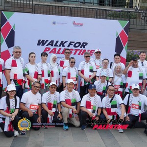 Race photo from WALK FOR PALESTINE
