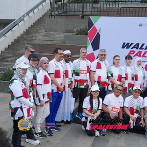 Race photo from WALK FOR PALESTINE