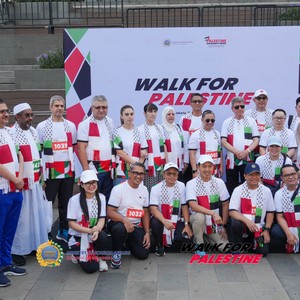 Race photo from WALK FOR PALESTINE
