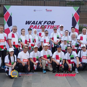 Race photo from WALK FOR PALESTINE