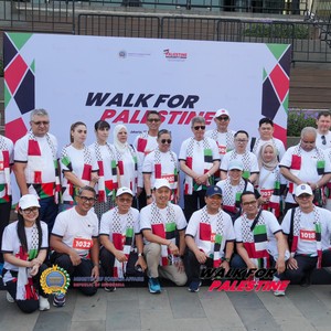 Race photo from WALK FOR PALESTINE