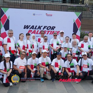 Race photo from WALK FOR PALESTINE