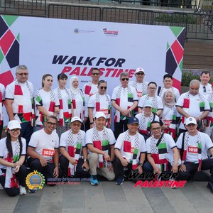 Race photo from WALK FOR PALESTINE