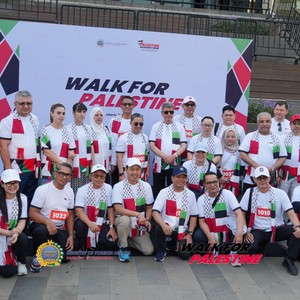 Race photo from WALK FOR PALESTINE