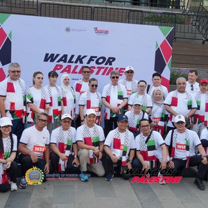 Race photo from WALK FOR PALESTINE