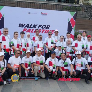 Race photo from WALK FOR PALESTINE