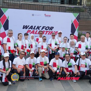 Race photo from WALK FOR PALESTINE