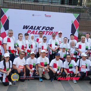 Race photo from WALK FOR PALESTINE