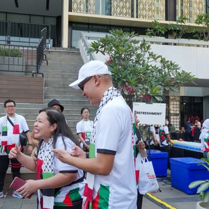 Race photo from WALK FOR PALESTINE