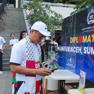 Race photo from WALK FOR PALESTINE