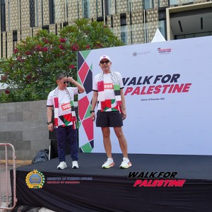 Race photo from WALK FOR PALESTINE