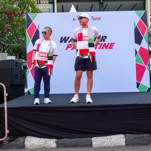 Race photo from WALK FOR PALESTINE