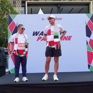 Race photo from WALK FOR PALESTINE