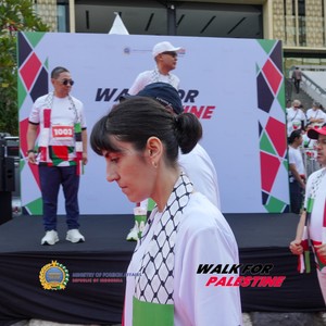 Race photo from WALK FOR PALESTINE