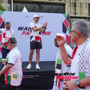 Race photo from WALK FOR PALESTINE