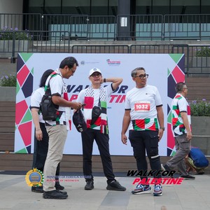 Race photo from WALK FOR PALESTINE