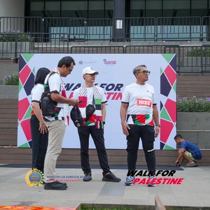 Race photo from WALK FOR PALESTINE