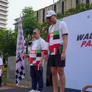 Race photo from WALK FOR PALESTINE