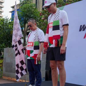 Race photo from WALK FOR PALESTINE