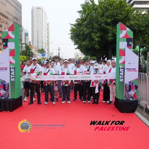 Race photo from WALK FOR PALESTINE