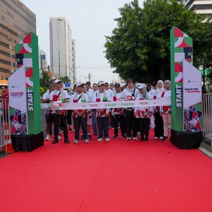 Race photo from WALK FOR PALESTINE