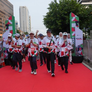 Race photo from WALK FOR PALESTINE