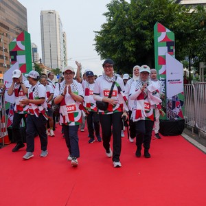 Race photo from WALK FOR PALESTINE